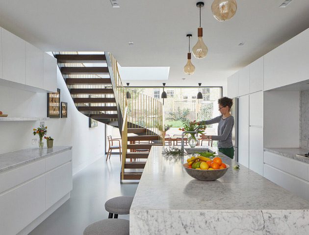 Modern Toronto kitchen cabinets in a stylish contemporary home